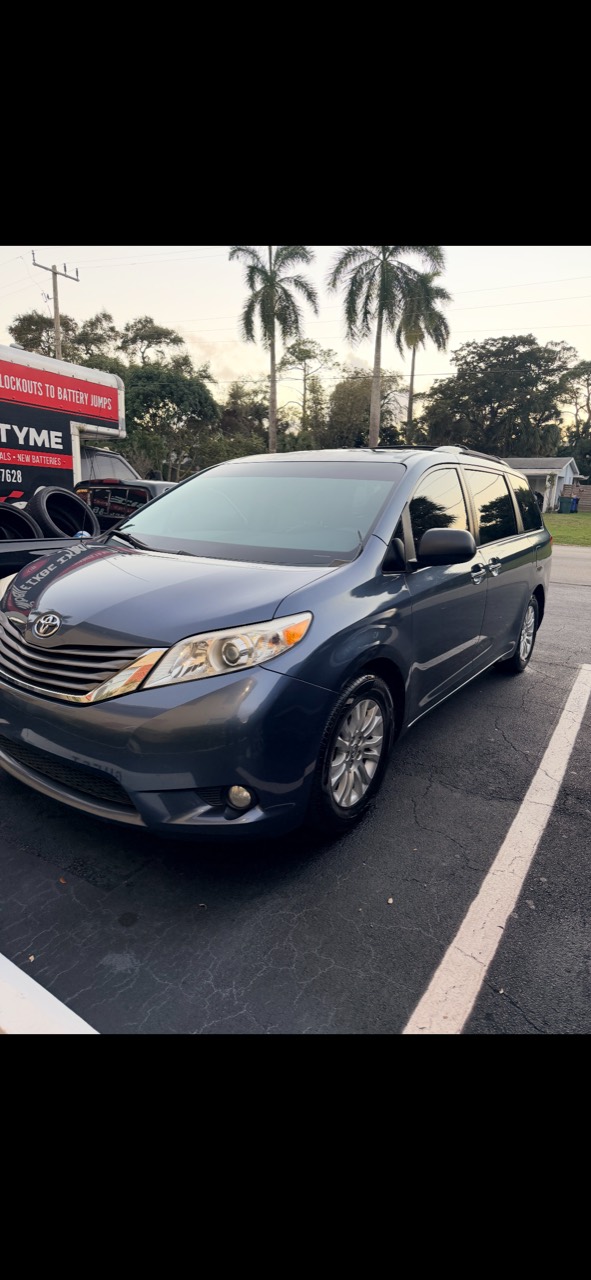 2013 Toyota Sienna — Ice Blue, view 1